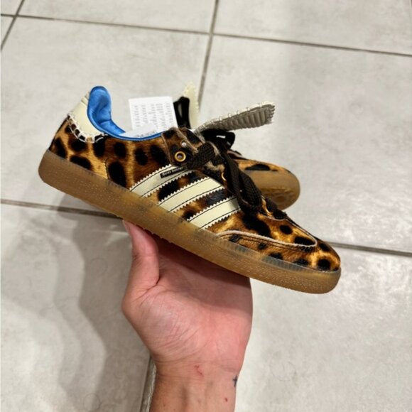 Adidas Brown Leopard Sneakers - Picture 3 of 8